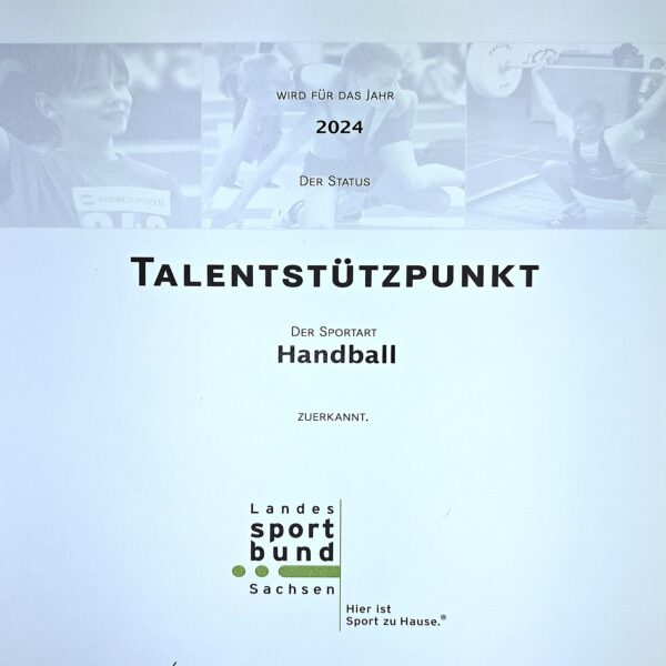 Wir sind Talentstützpunkt 2024 | Auszeichnung für…