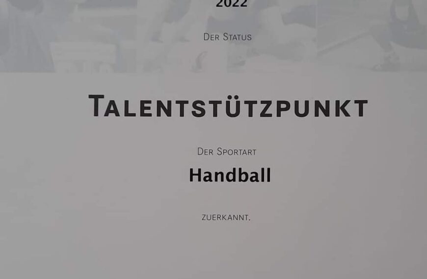 Wir bleiben auch 2022 Talentstützpunkt