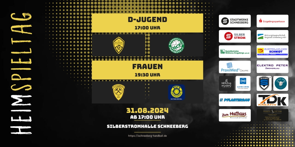 1. Heimspieltag der neuen Saison am 31.08.2024